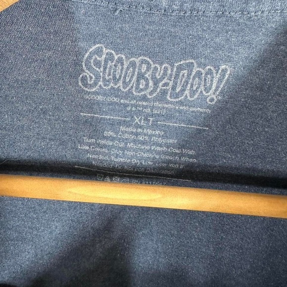 Scooby Doo Gang PORTRAITS Men's BLUE HEATHER T Shirt Size XL Tall #cartoon #90s - Picture 4 of 7